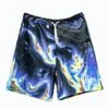 HYPE BOYS MULTI RAINBOW MARBLE SWIM SHORTS -Hype RTLR 153