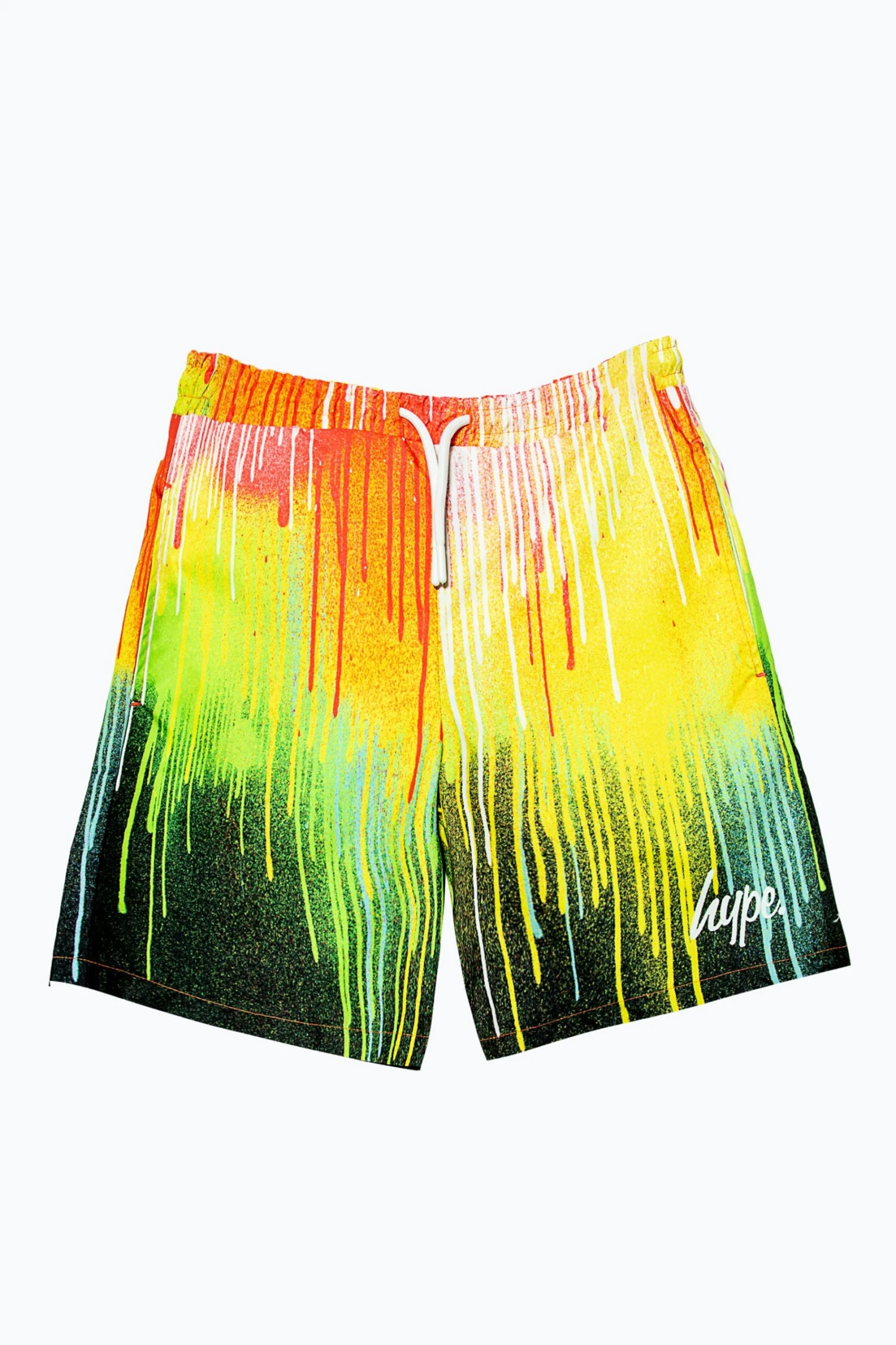 HYPE BOYS MULTI PRIMARY DRIPS SWIM SHORTS 3 HYPE BOYS MULTI PRIMARY DRIPS SWIM SHORTS