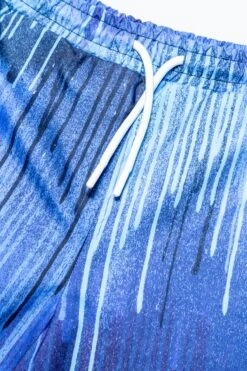 HYPE BOYS MULTI BLUE DRIPS SWIM SHORTS 9 HYPE BOYS MULTI BLUE DRIPS SWIM SHORTS -Hype RTLR 176 3