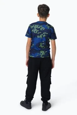 HYPE BOYS MULTI NAVY CAMO BLOCK LOGO T-SHIRT 8 HYPE BOYS MULTI NAVY CAMO BLOCK LOGO T-SHIRT -Hype RTLR 177 2