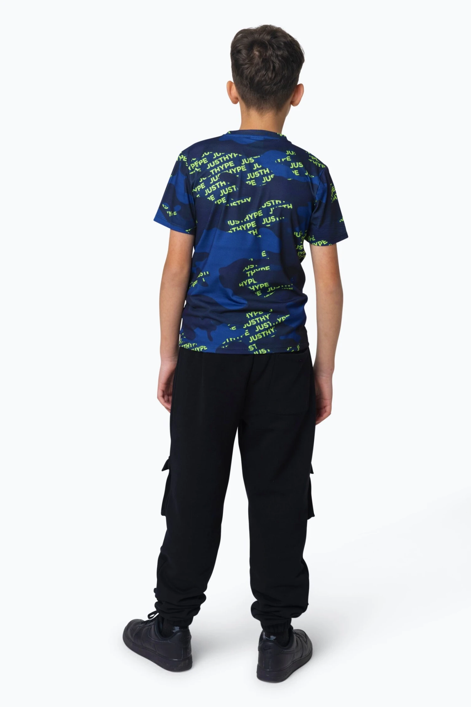 HYPE BOYS MULTI NAVY CAMO BLOCK LOGO T-SHIRT 5 HYPE BOYS MULTI NAVY CAMO BLOCK LOGO T-SHIRT - Image 3