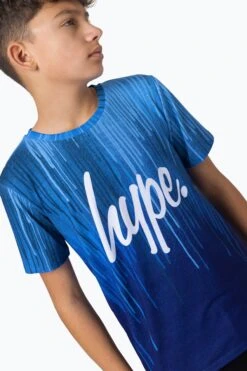 HYPE BOYS MULTI BLUE DRIPS T-SHIRT -Hype RTLR 179 3