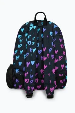 HYPE UNISEX SCRIBBLE HEART PINK CREST BACKPACK -Hype RTLR 184 2
