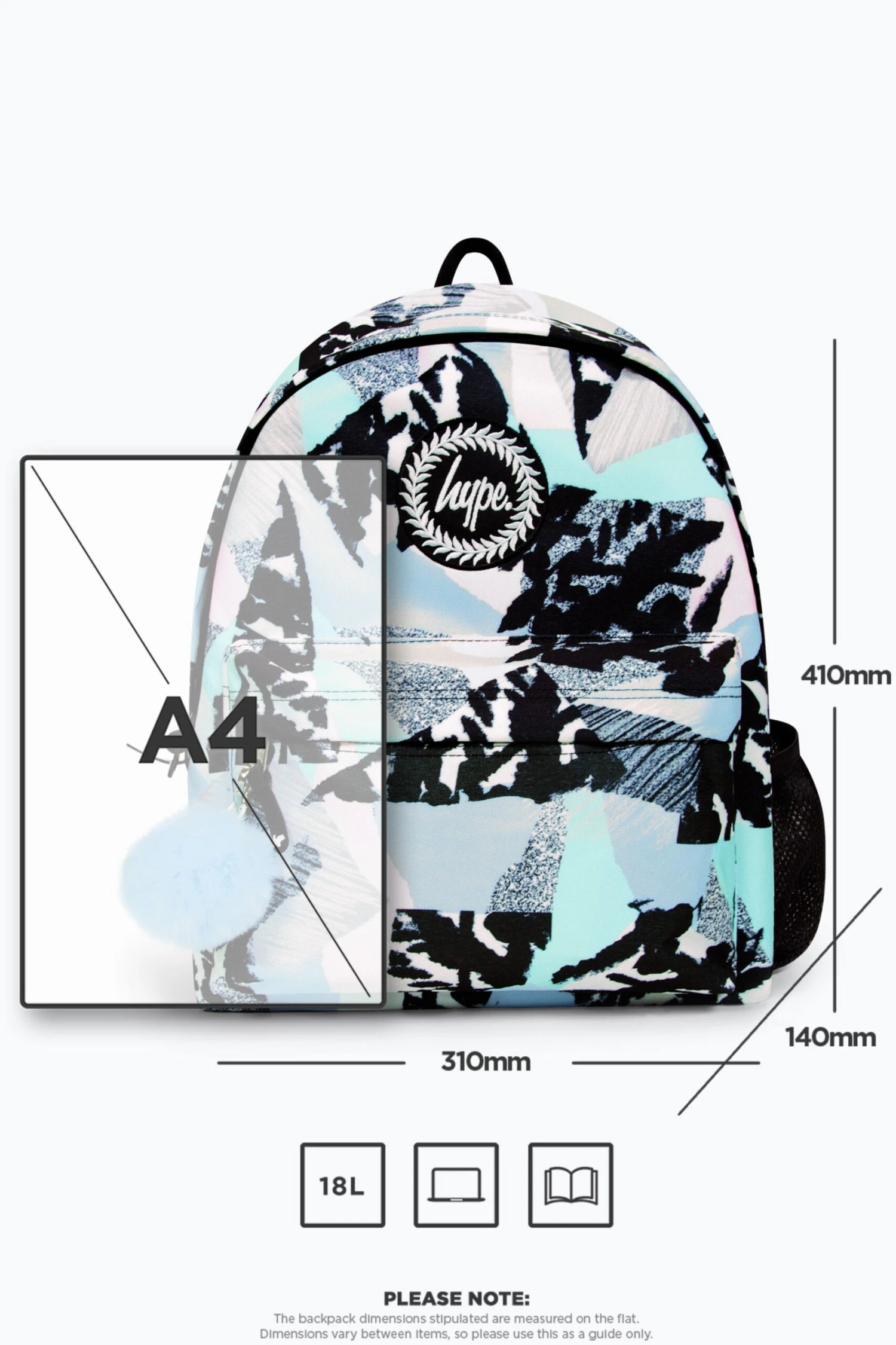 HYPE PASTEL ABSTRACT BACKPACK 14 HYPE PASTEL ABSTRACT BACKPACK - Image 12