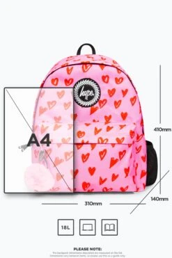 HYPE SCRIBBLE HEART BACKPACK -Hype RTLR 200 11