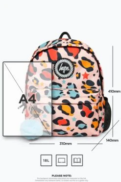 HYPE STAR LEOPARD BACKPACK 25 HYPE STAR LEOPARD BACKPACK -Hype RTLR 216 11