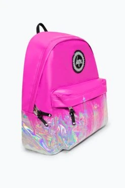 HYPE PINK HOLO DRIPS BACKPACK -Hype RUBT 013 1