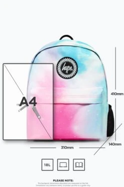 HYPE UNISEX PINK PASTEL FADE SCRIPT BACKPACK 25 HYPE UNISEX PINK PASTEL FADE SCRIPT BACKPACK -Hype RUBT 014 11