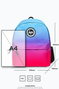 HYPE HOT PINK FADE BACKPACK 25 HYPE HOT PINK FADE BACKPACK -Hype RUBT 015 11