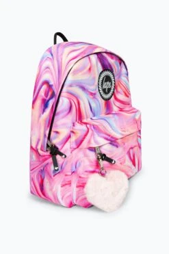 HYPE UNISEX PINK ICE CREAM CREST BACKPACK -Hype RUBT 020 1