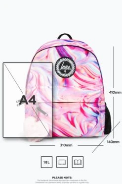 HYPE UNISEX PINK ICE CREAM CREST BACKPACK -Hype RUBT 020 11