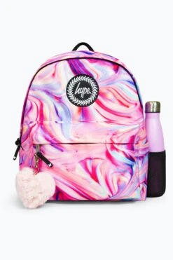 HYPE UNISEX PINK ICE CREAM CREST BACKPACK -Hype RUBT 020 4