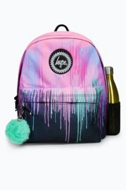 HYPE PINK GRAFFITI DRIPS BACKPACK 17 HYPE PINK GRAFFITI DRIPS BACKPACK -Hype RUBT 028 4