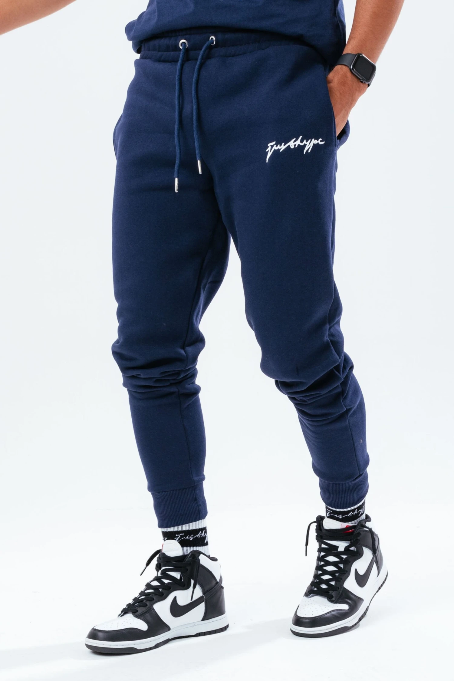 HYPE MENS NAVY SCRIBBLE JOGGERS 3 HYPE MENS NAVY SCRIBBLE JOGGERS