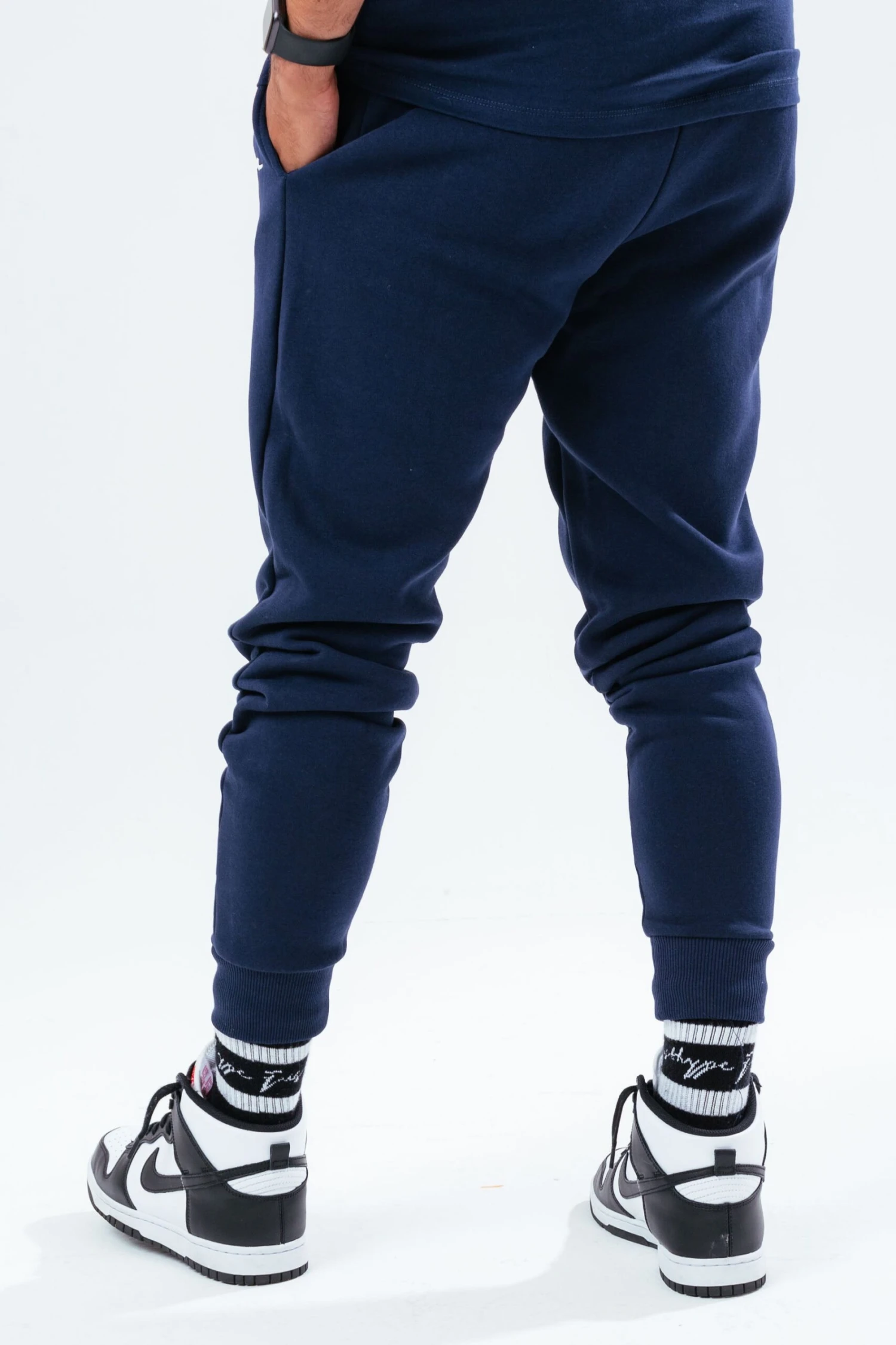 HYPE MENS NAVY SCRIBBLE JOGGERS 4 HYPE MENS NAVY SCRIBBLE JOGGERS - Image 2