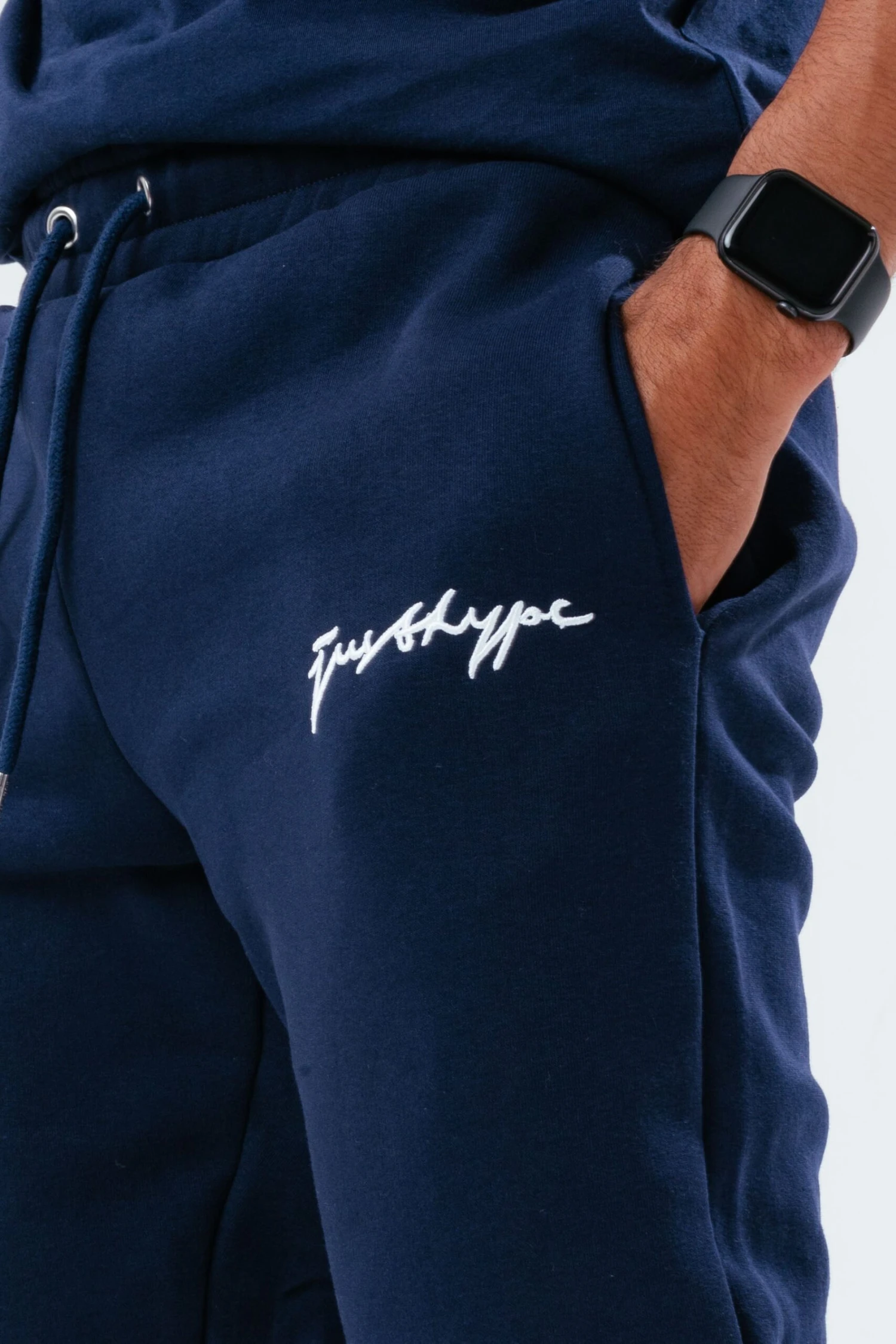 HYPE MENS NAVY SCRIBBLE JOGGERS 5 HYPE MENS NAVY SCRIBBLE JOGGERS - Image 3