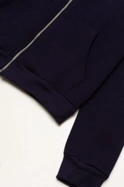 HYPE WOMENS NAVY SCRIBBLE ZIP HOODIE -Hype SVBS 019 3