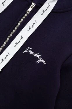 HYPE WOMENS NAVY SCRIBBLE ZIP HOODIE -Hype SVBS 019 4