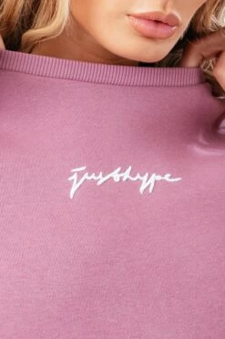 Hype. Dusty Berry Crew Neck Sweatshirt -Hype T26366s4