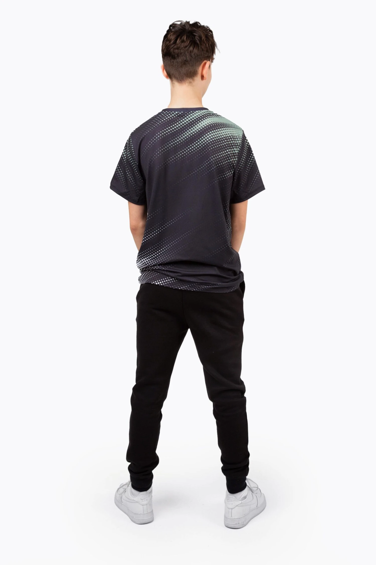 HYPE BOYS BLACK HALF TONE T-SHIRT 6 HYPE BOYS BLACK HALF TONE T-SHIRT - Image 4