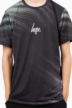 HYPE BOYS BLACK HALF TONE T-SHIRT 12 HYPE BOYS BLACK HALF TONE T-SHIRT -Hype TVAO 6225 4copy