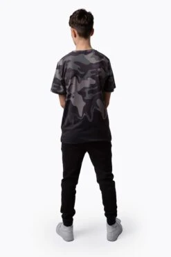 HYPE BOYS KHAKI CAMO DRIP T-SHIRT 10 HYPE BOYS KHAKI CAMO DRIP T-SHIRT -Hype TVAO 6229 3copy