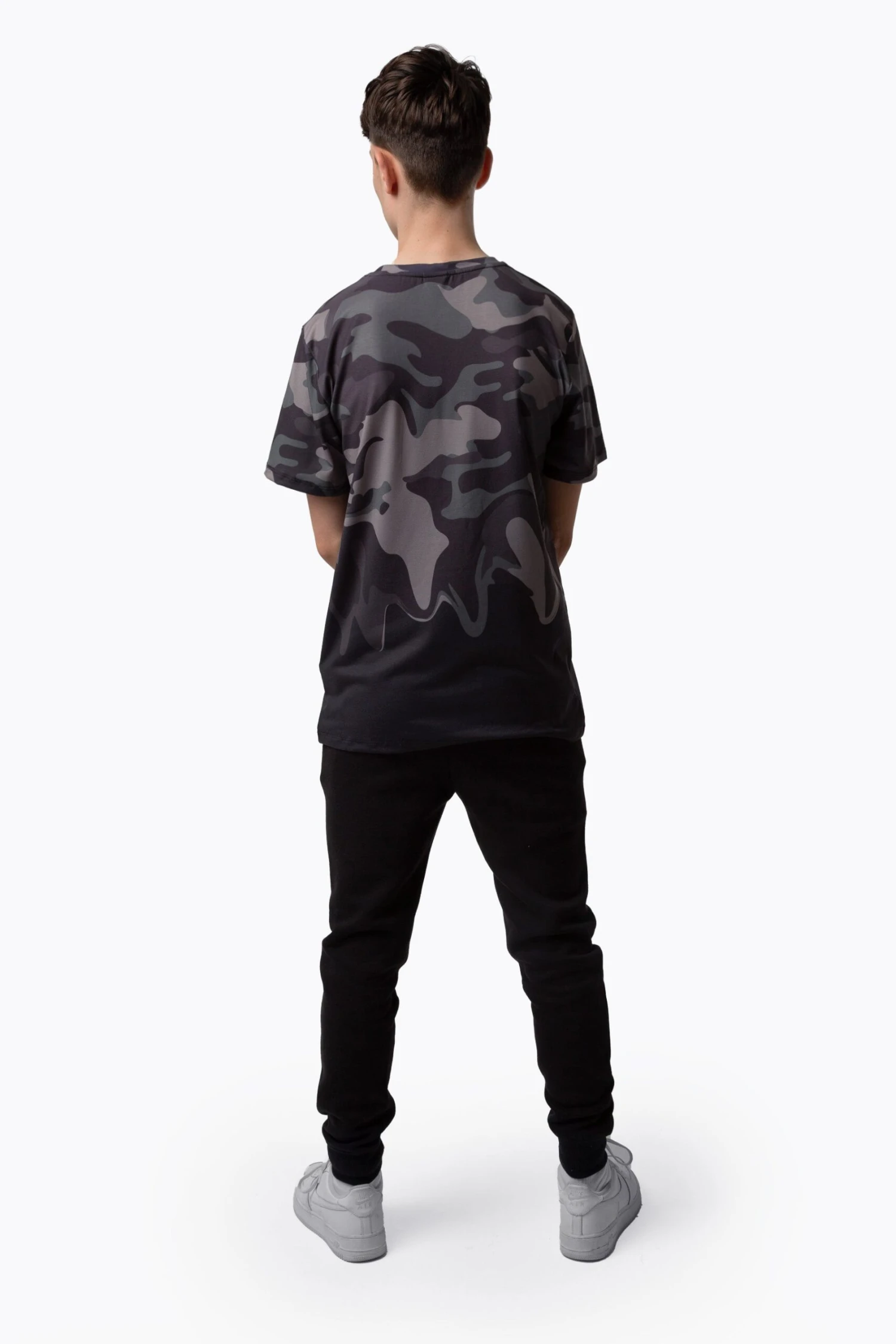 HYPE BOYS KHAKI CAMO DRIP T-SHIRT 6 HYPE BOYS KHAKI CAMO DRIP T-SHIRT - Image 4