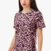 HYPE GIRLS PURPLE TONAL LEOPARD T-SHIRT