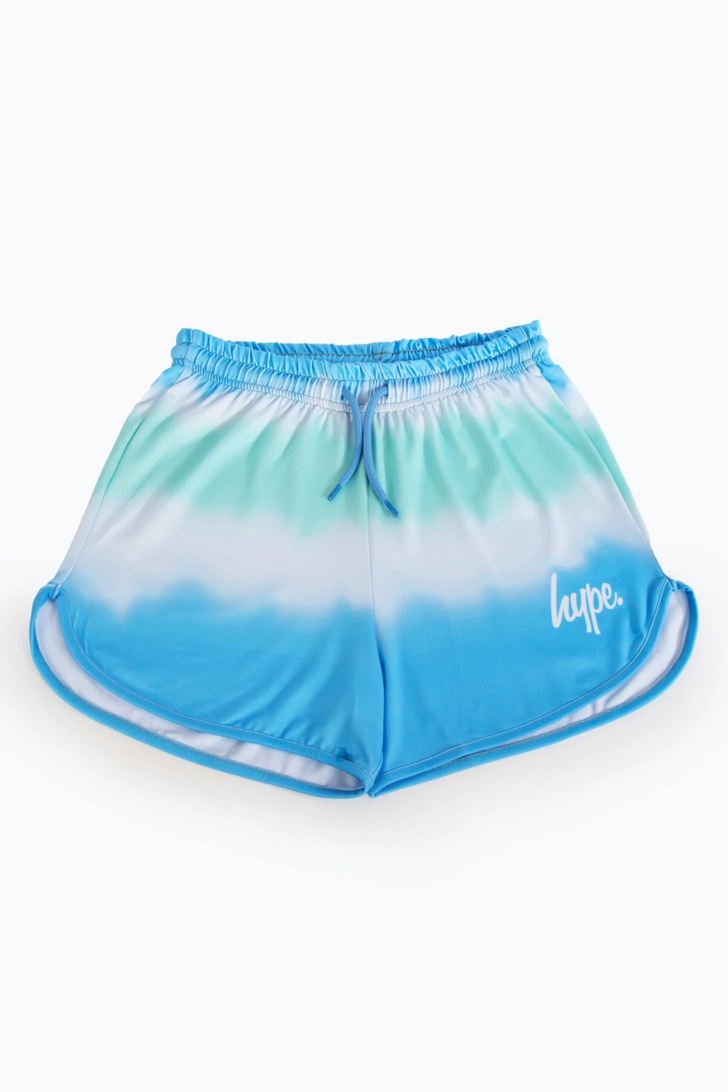 HYPE GIRLS MINT BLUE BLUR SCRIPT SHORTS 8 HYPE GIRLS MINT BLUE BLUR SCRIPT SHORTS - Image 6