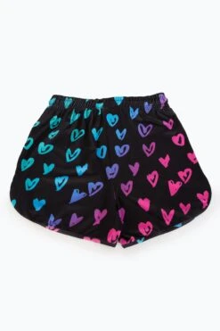 HYPE GIRLS SCRIBBLE HEART PINK SCRIPT SHORTS 19 HYPE GIRLS SCRIBBLE HEART PINK SCRIPT SHORTS -Hype TVCB 169 1