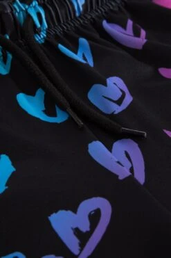 HYPE GIRLS SCRIBBLE HEART PINK SCRIPT SHORTS 21 HYPE GIRLS SCRIBBLE HEART PINK SCRIPT SHORTS -Hype TVCB 169 3