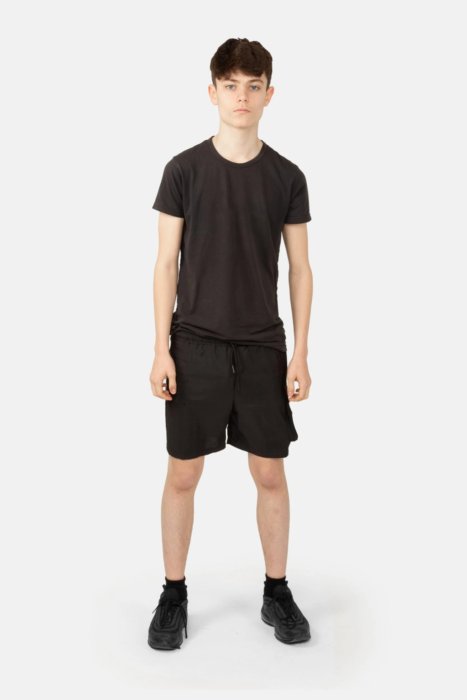 HYPE BOYS BLACK LIGHTWEIGHT POCKET SHORTS 4 HYPE BOYS BLACK LIGHTWEIGHT POCKET SHORTS - Image 2
