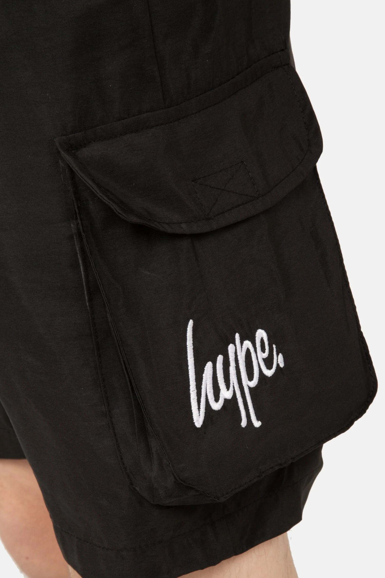 HYPE BOYS BLACK LIGHTWEIGHT POCKET SHORTS 7 HYPE BOYS BLACK LIGHTWEIGHT POCKET SHORTS - Image 5