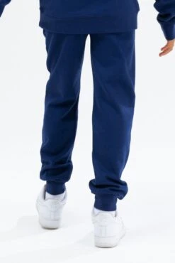 HYPE BOYS NAVY SCRIPT HOODIE & JOGGERS -Hype TWAO 1021back