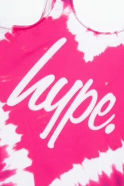 HYPE GIRLS PINK TIE DYE HEART SWIMSUIT 9 HYPE GIRLS PINK TIE DYE HEART SWIMSUIT -Hype TWAO 2290 2