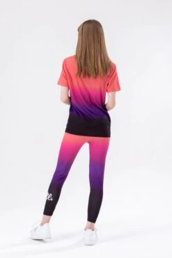 HYPE GIRLS PINK FADE SCRIPT T-SHIRT -Hype TWAO 2620FULLBACK