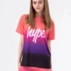HYPE GIRLS PINK FADE SCRIPT T-SHIRT -Hype TWAO 2620MAIN