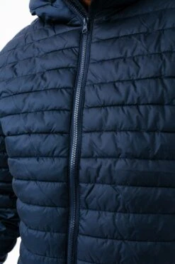 HYPE NAVY MEN'S PUFFER JACKET 15 HYPE NAVY MEN'S PUFFER JACKET -Hype TWAO 373 DETAIL 1