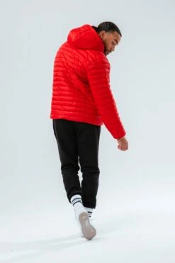 HYPE RED MEN'S PUFFER JACKET -Hype TWAO 375 BACK