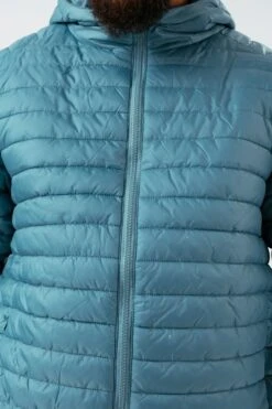 HYPE BLUE MEN'S PUFFER JACKET 16 HYPE BLUE MEN'S PUFFER JACKET -Hype TWAO 377 DETAIL 1