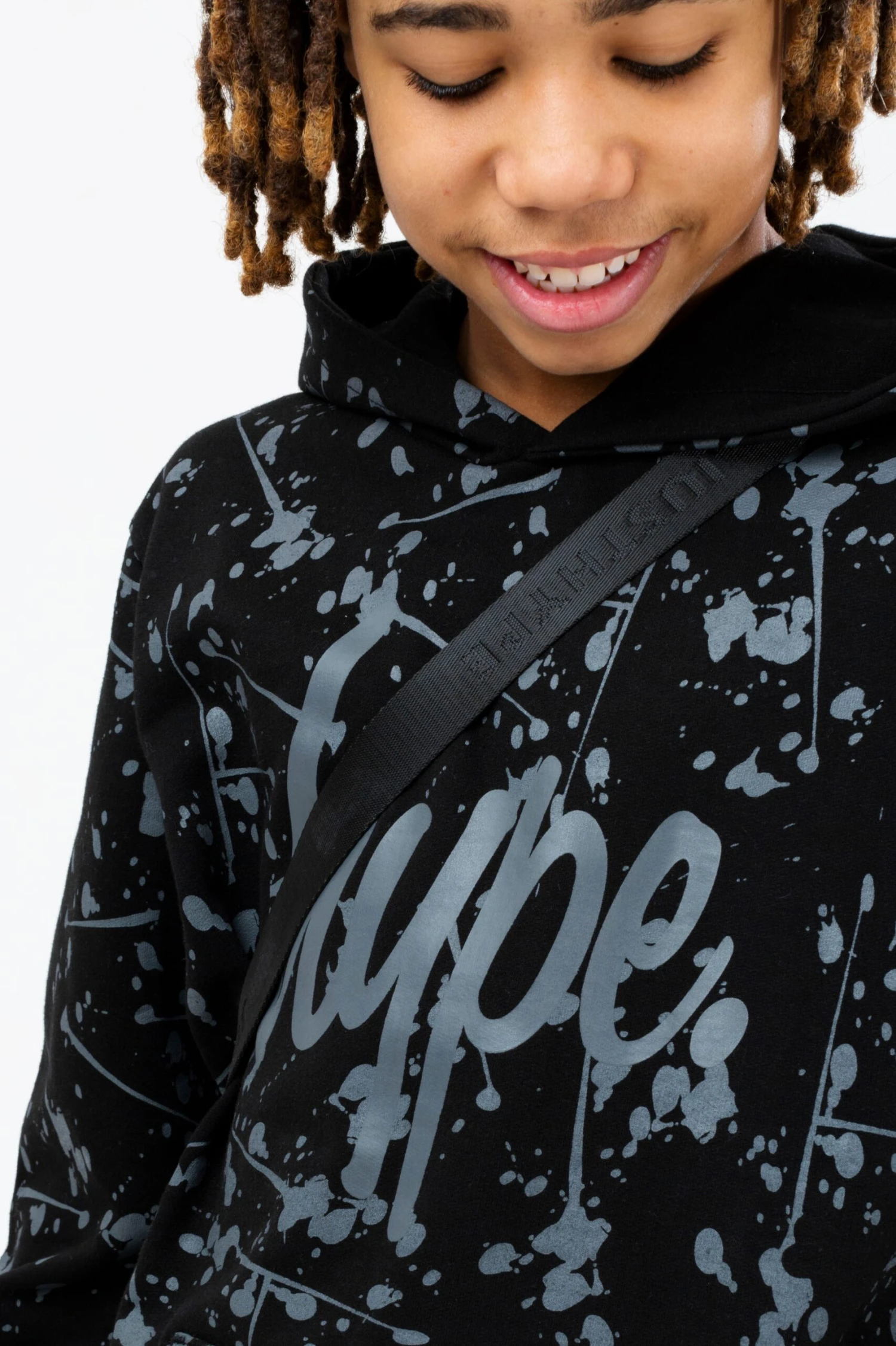 HYPE BOYS BLACK SPLATTER SCRIPT HOODIE & JOGGERS 8 HYPE BOYS BLACK SPLATTER SCRIPT HOODIE & JOGGERS - Image 6