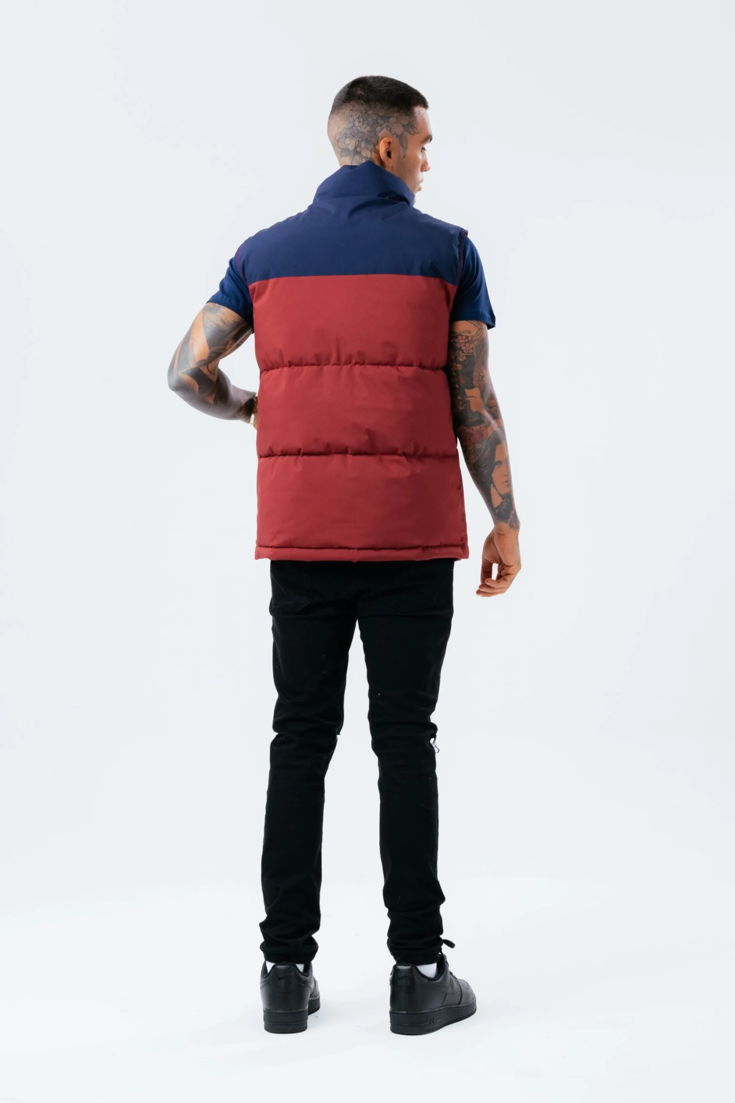HYPE BURGUNDY ADULT GILET 7 HYPE BURGUNDY ADULT GILET - Image 5