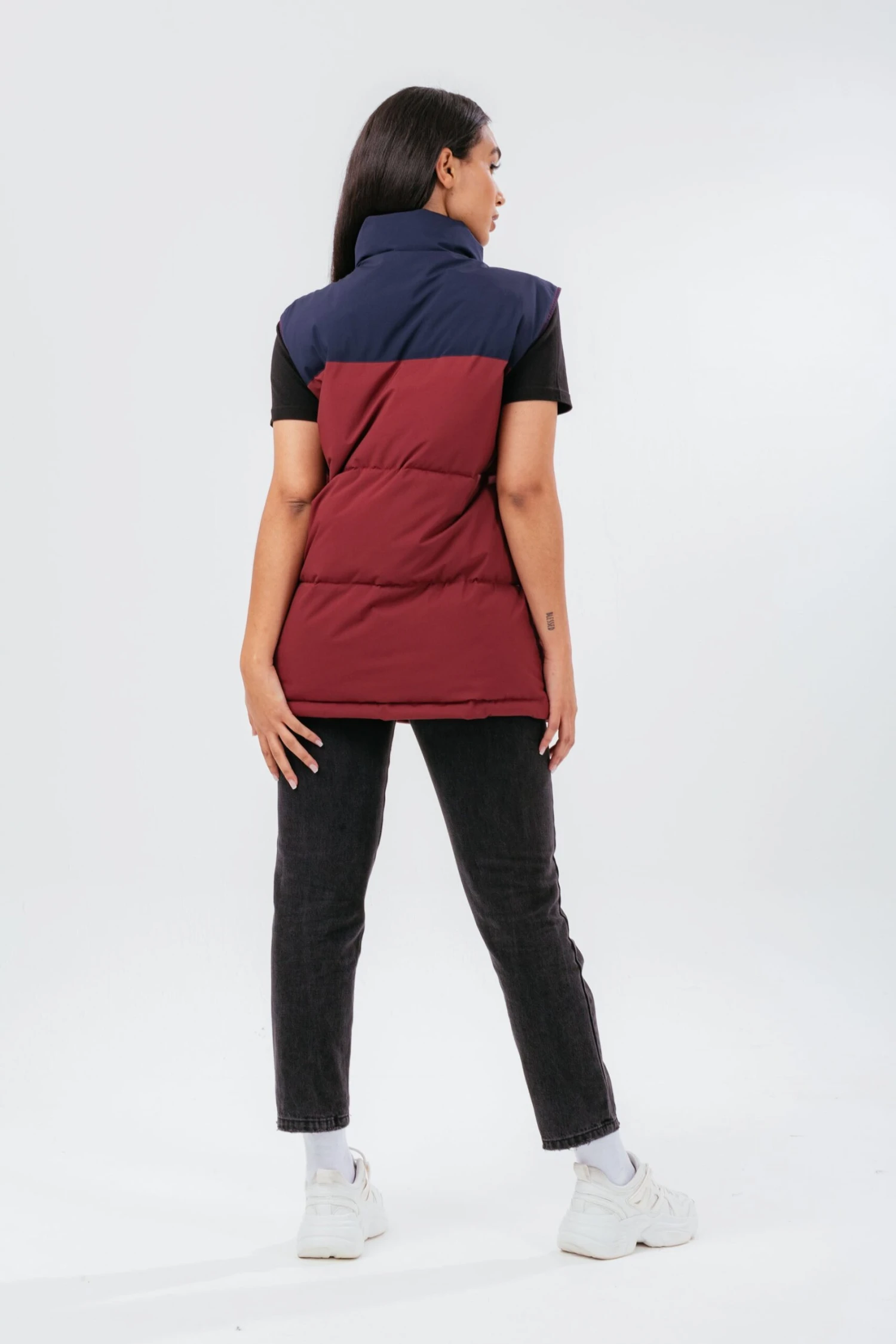HYPE BURGUNDY ADULT GILET 8 HYPE BURGUNDY ADULT GILET - Image 6