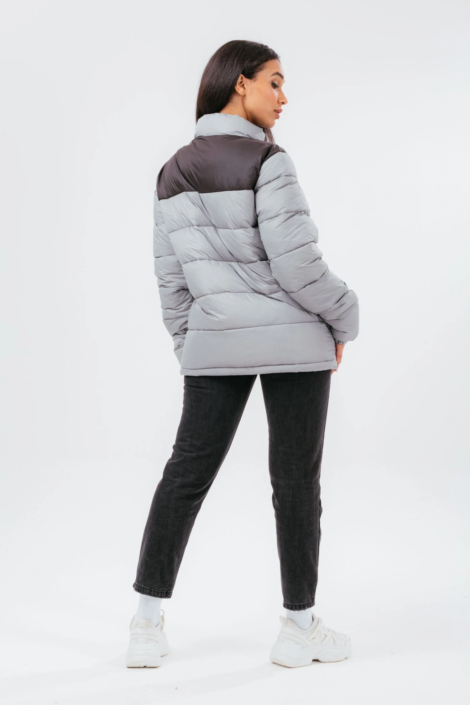 HYPE DEEP FILLED GREY PUFFER ADULT JACKET 8 HYPE DEEP FILLED GREY PUFFER ADULT JACKET - Image 6