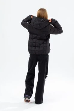 HYPE BLACK BAFFLED GIRLS CASUAL JACKET -Hype TWBT 059FULLBACK