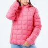 HYPE HOT PINK BAFFLED GIRLS CASUAL JACKET 2 HYPE HOT PINK BAFFLED GIRLS CASUAL JACKET -Hype TWBT 061 MAIN
