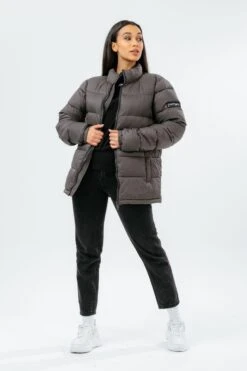 HYPE DEEP FILLED KHAKI PUFFER ADULT JACKET 13 HYPE DEEP FILLED KHAKI PUFFER ADULT JACKET -Hype TWBT 179 FRONT