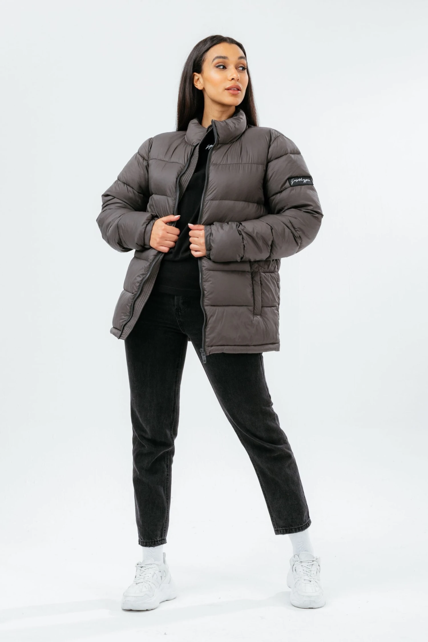 HYPE DEEP FILLED KHAKI PUFFER ADULT JACKET 6 HYPE DEEP FILLED KHAKI PUFFER ADULT JACKET - Image 4