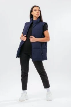 HYPE NAVY ADULT GILET -Hype TWBT 183 FRONT