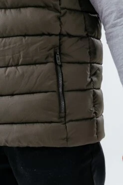 HYPE KHAKI ORANGE BOYS GILET 10 HYPE KHAKI ORANGE BOYS GILET -Hype TWBT 187 DETAIL 1